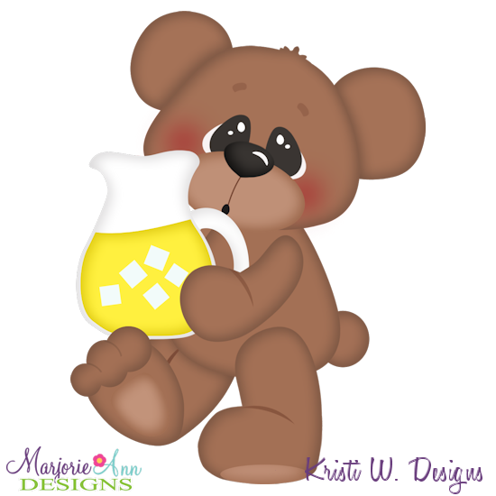 Lemonade Bear Cutting Files-Includes Clipart - Click Image to Close